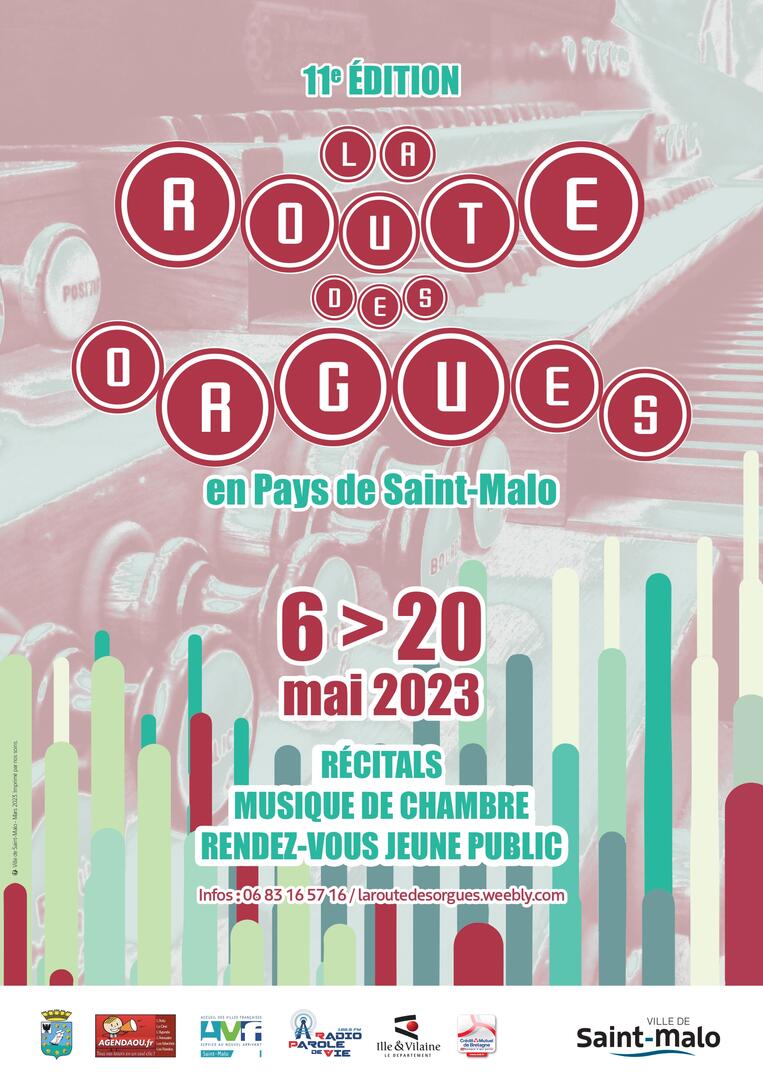 Affiche Route des Orgues - 2023