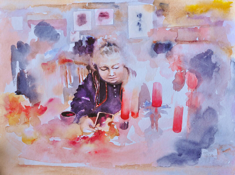 Artiste Peintre Marie-Clément Lebren