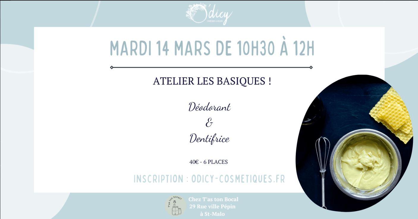 Atelier Les basiques le 14mar2023