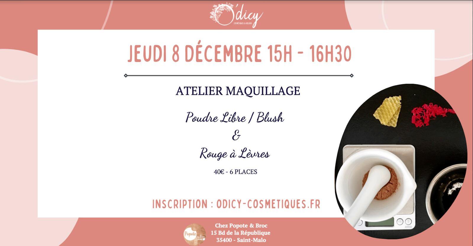 Atelier maquillage 8dec2022