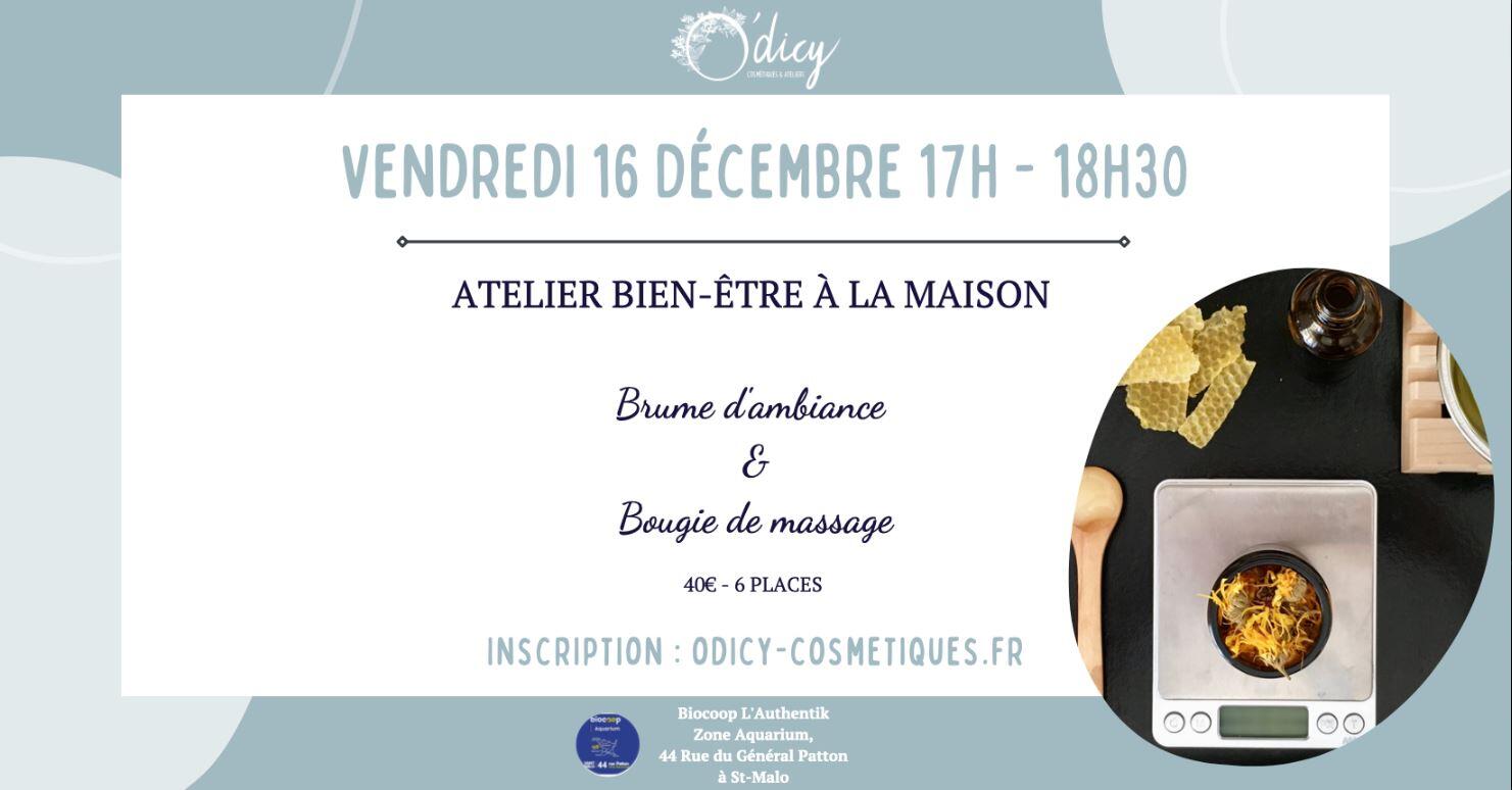 Atelier bien être à la maison 16dec2022
