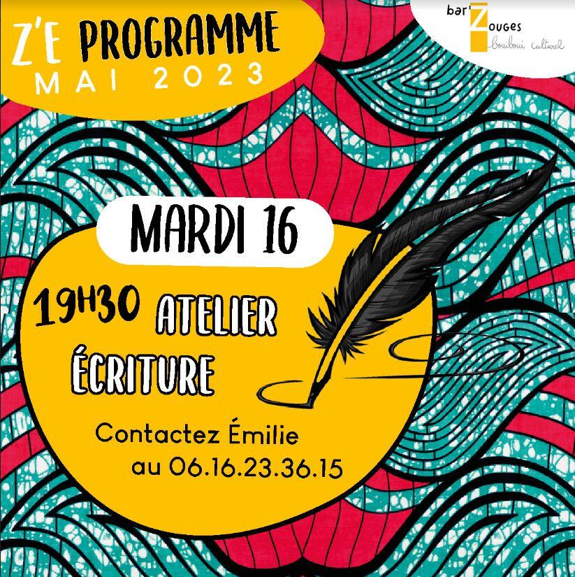 Atelier écriture 16mai2023