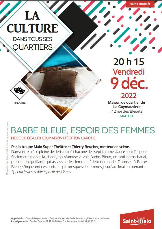 Barbe bleue, espoir des femmes 9dec2022