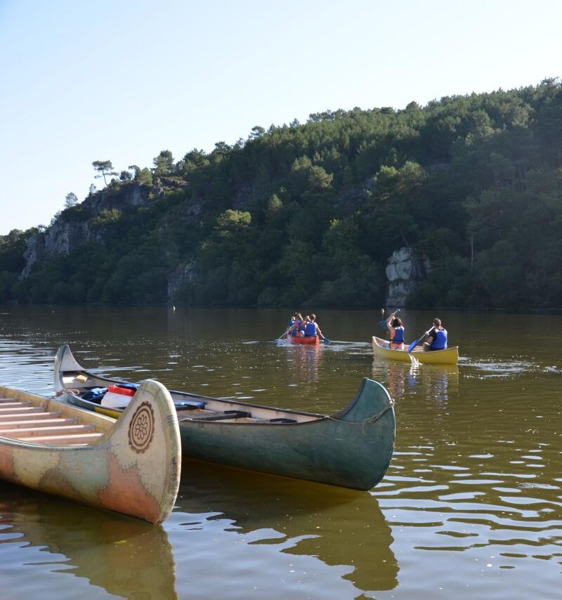 Canoe sur Iles aux Pies©V-Gonzalez