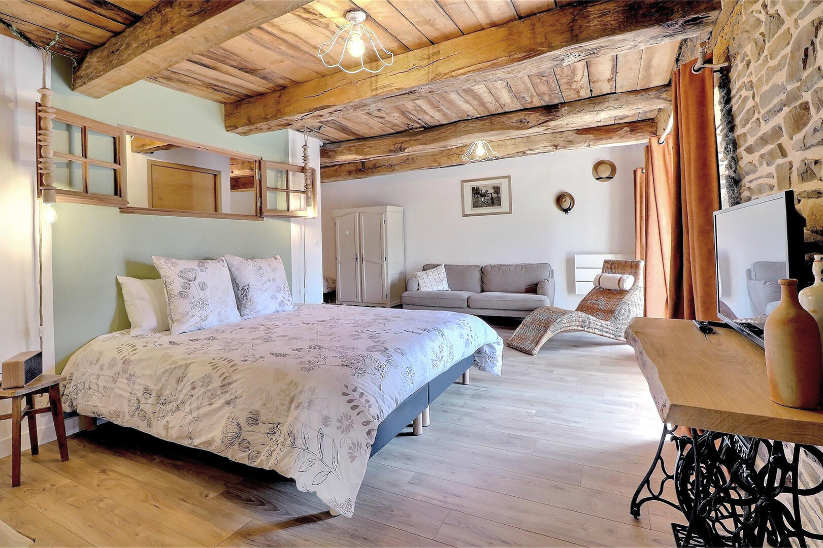 Chambre familiale Agritourisme Abaé Sougeal