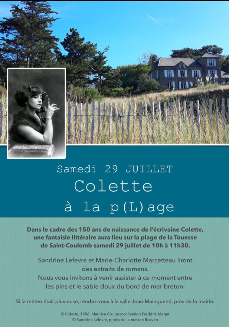 Colette à la plage
