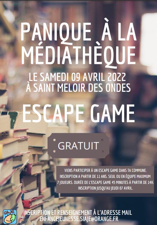 Escape Game 9avr2022