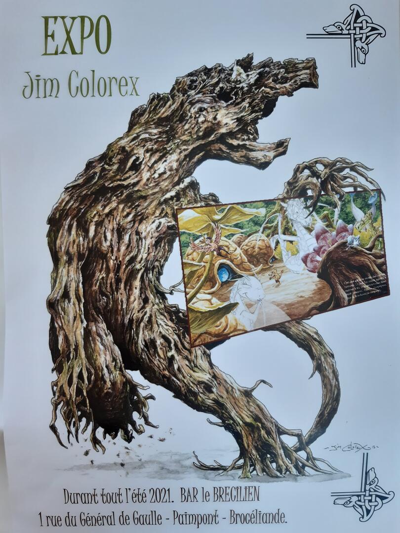Expo Jim Colorex_été 2021_Paimpont
