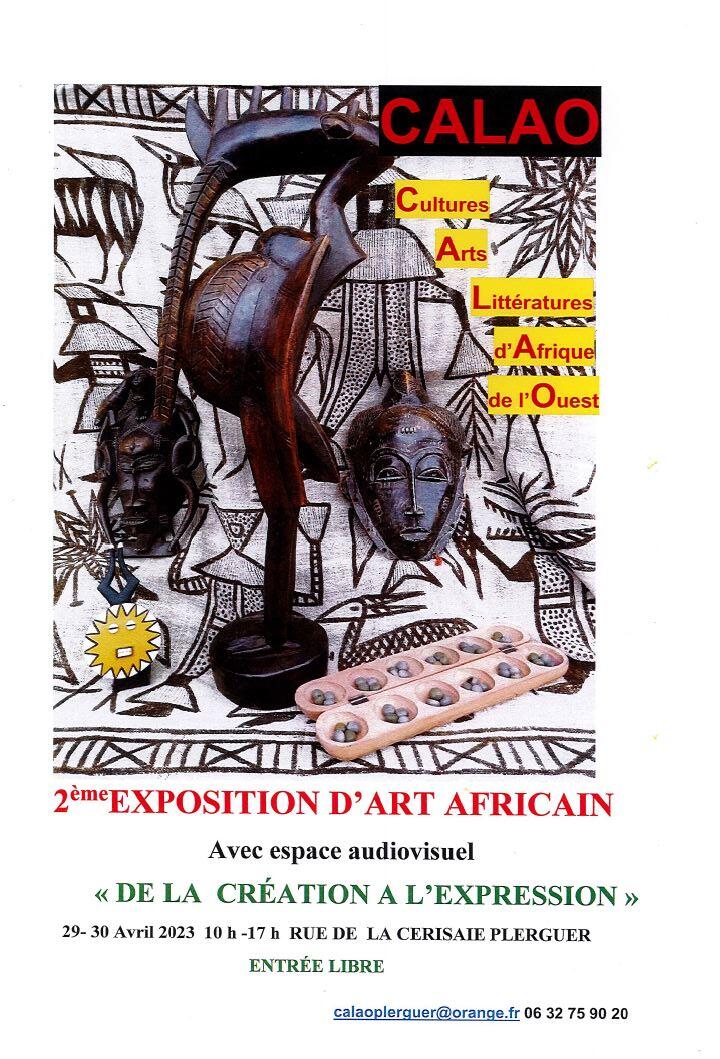 Exposition d'art africain 29-30avr2023