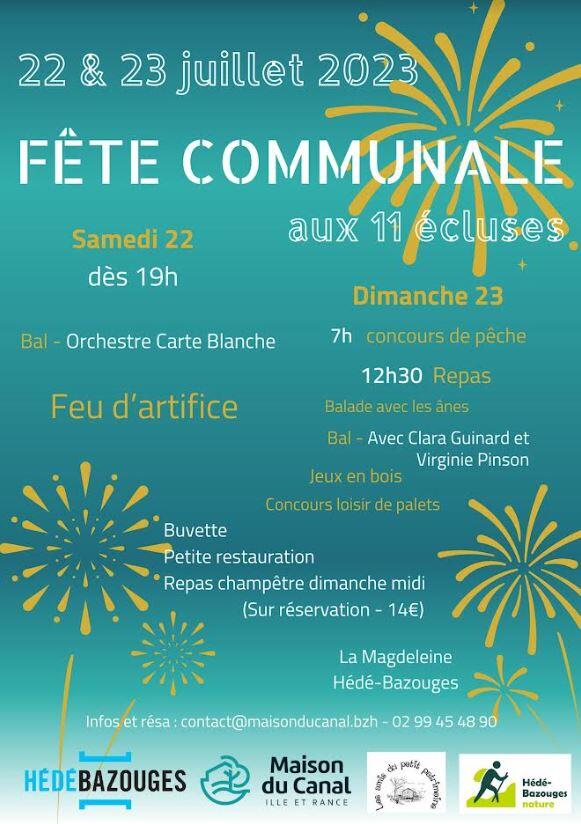 Fête communale aux écluses 22et23juill2023