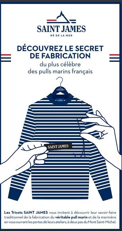 Visite d'usine Tricots Saint-James - Saint-James