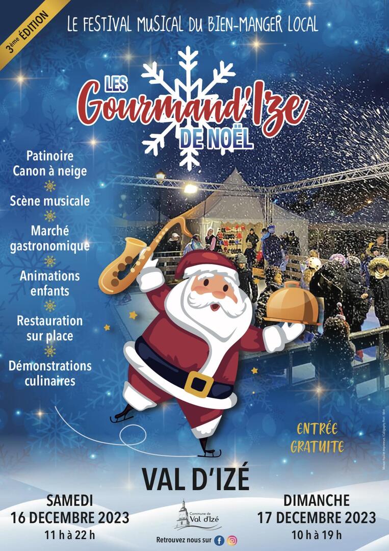 Gourmand'Izé sam. 16 et dim. 17 déc.