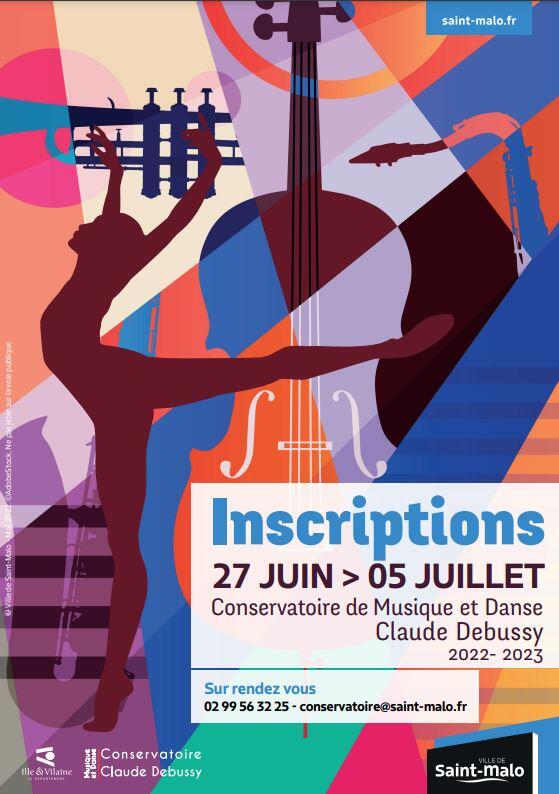 Inscriptions conservatoire 27jui5juill2022