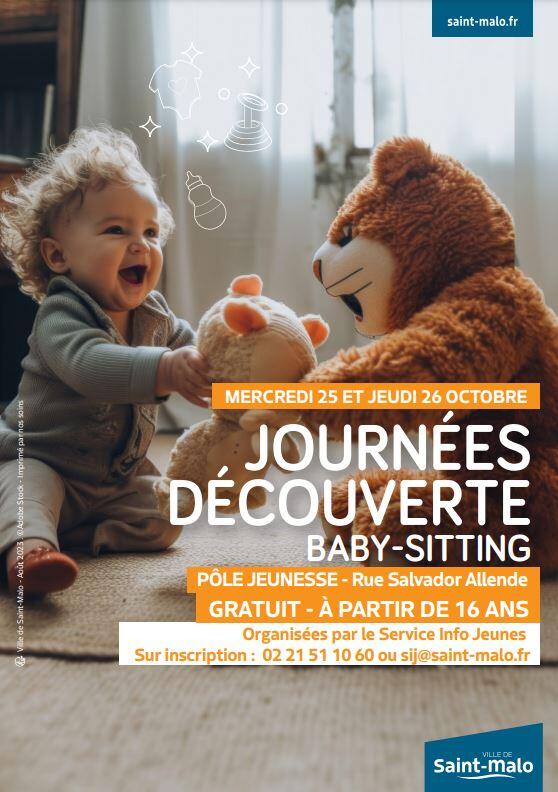 Journées découverte baby-sitting 25et26oct2023