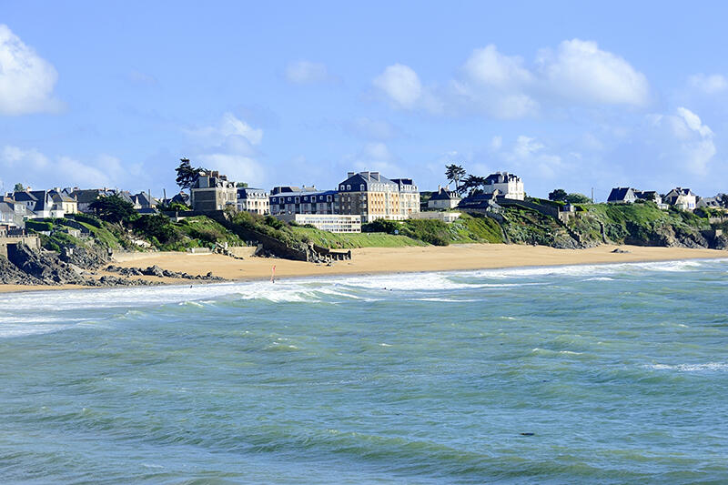 Plage du Minihic à Saint-Malo