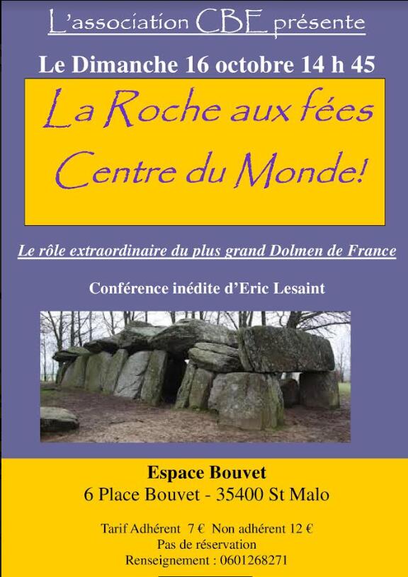 La roche aux fées, centre du monde ! 16oct2022