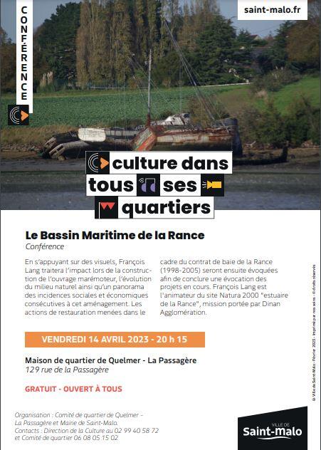 Le bassin maritime de la Rance 14avr2023