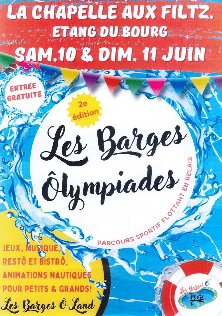 Les barges olympiades 10-11juin2023