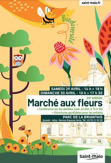 Marché aux fleurs - Saint-Malo - 29et30avril2023
