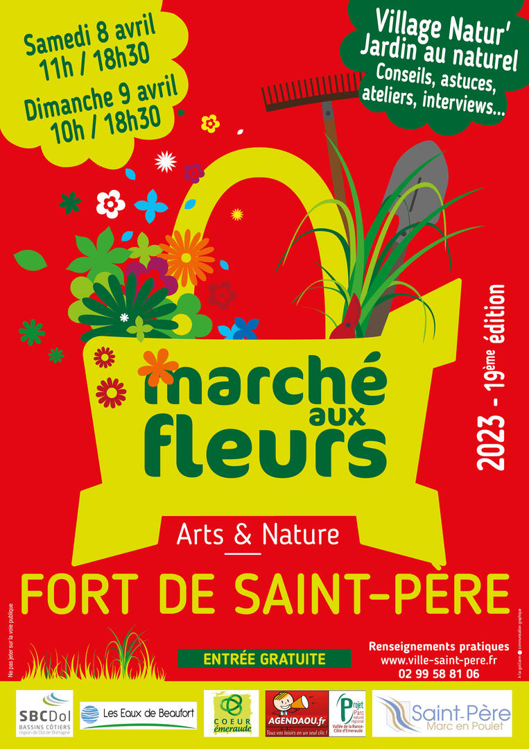 Marché aux fleurs 2023- affiche