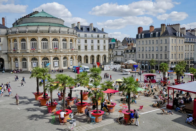 Transat en Ville place de la Mairie à Rennes