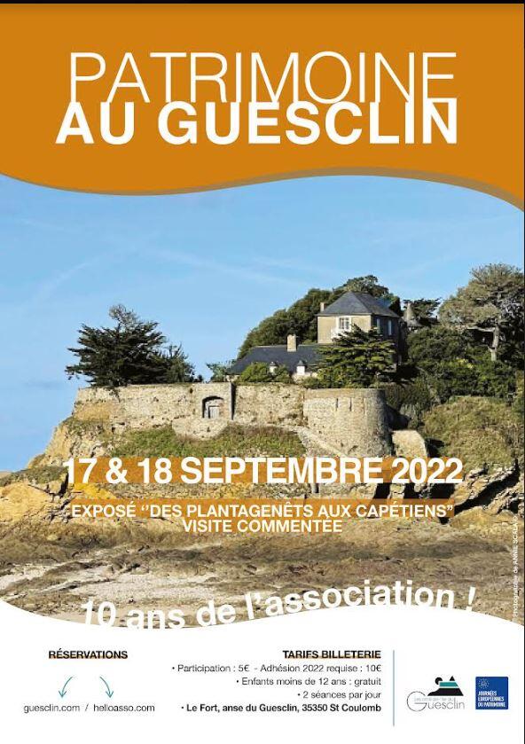 Patrimoine au guesclin 17&18sep2022