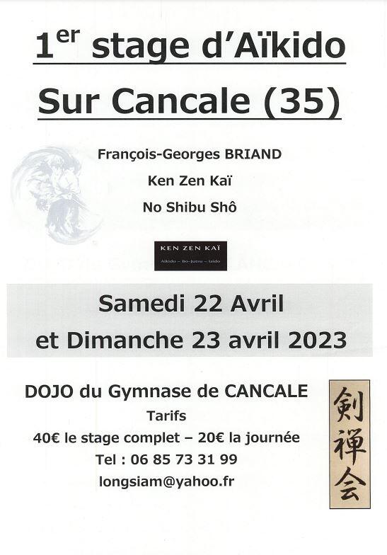 Stage aïkido - Cancale - 22et23avril2023