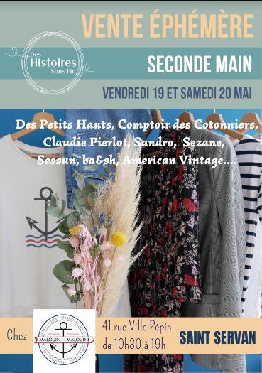 Vente éphémère Malouin, Malouine 19-20mai2023