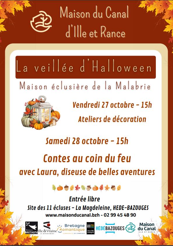Veillée d'Halloween Maison du canal 28oct2023