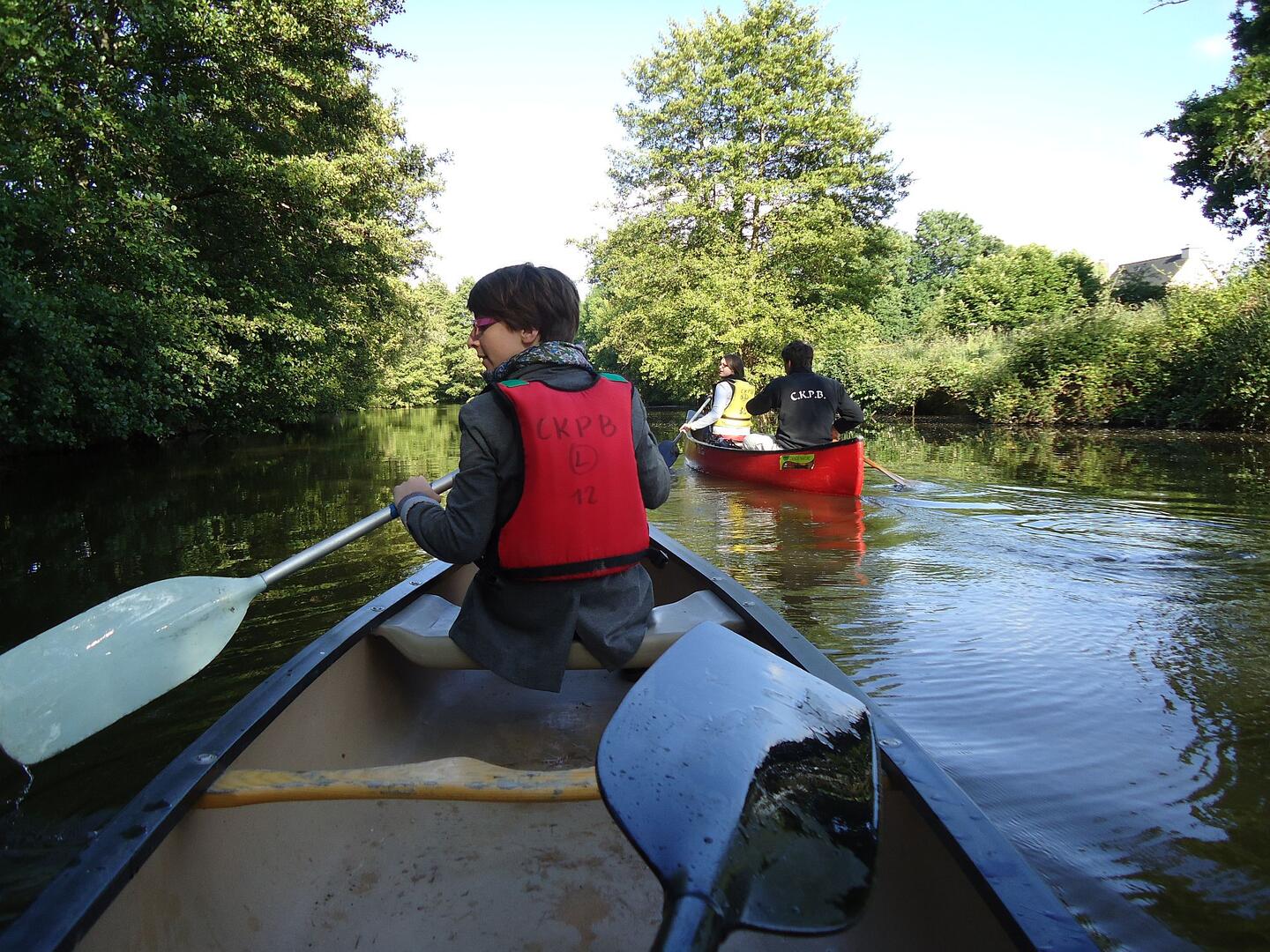 Visite guidée en canoë kayak de Montfort sur Meu
