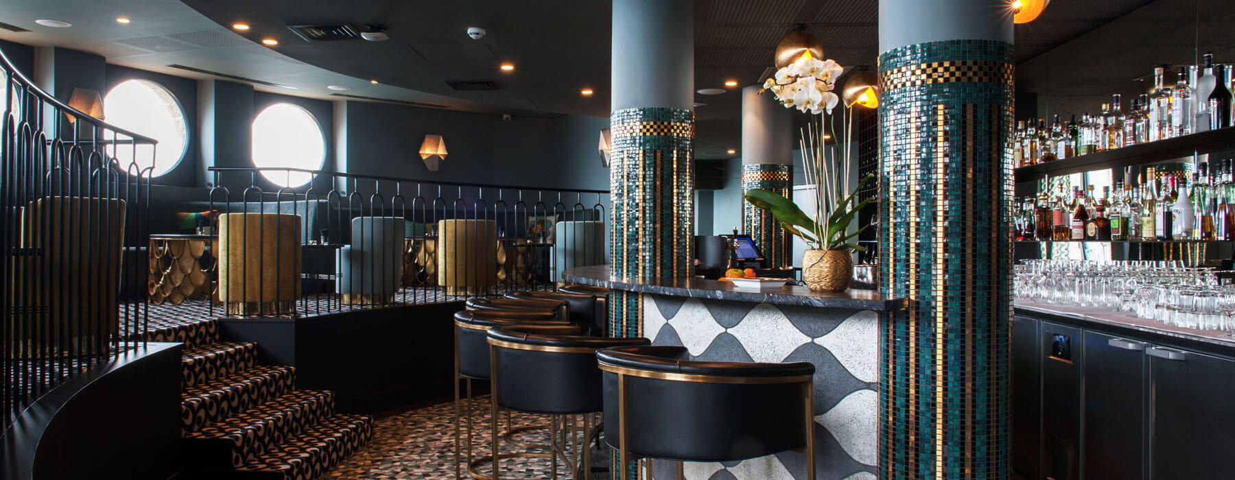 L'Aquarium Dinard - Bar de l'hôtel Castelbrac