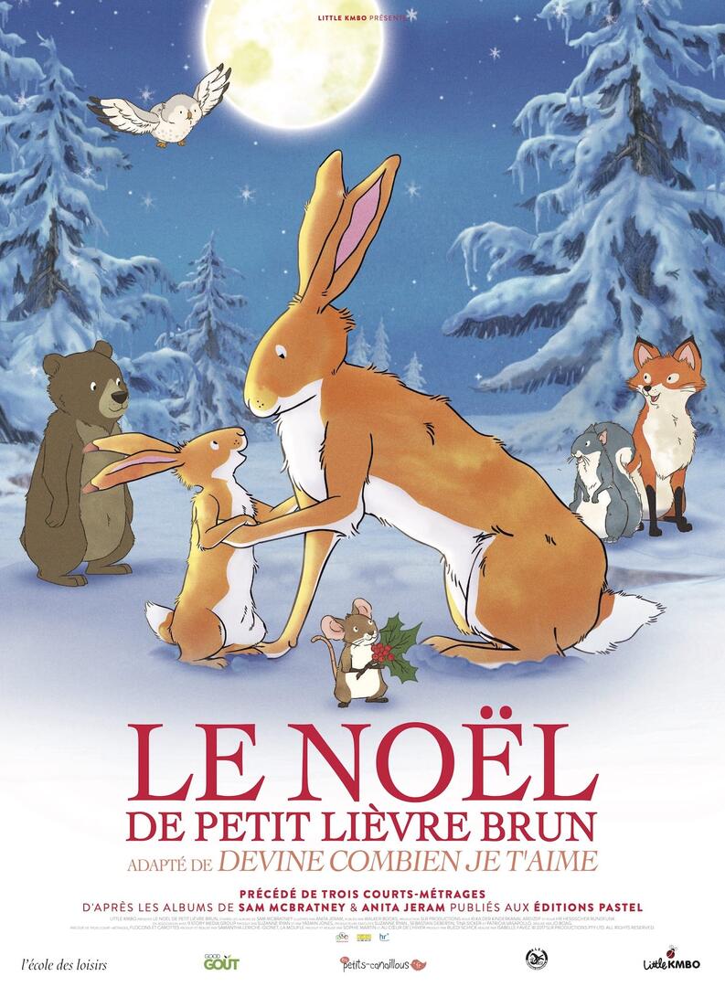 le-noel-de-petit-lievre-brun-affiche