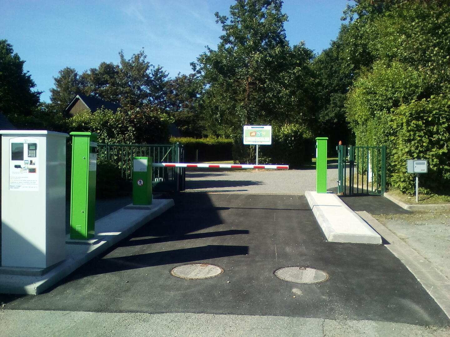 photo entrée camping