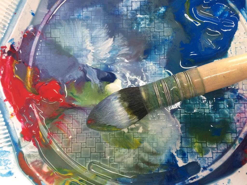 Aquarelle chinoise naturaliste
