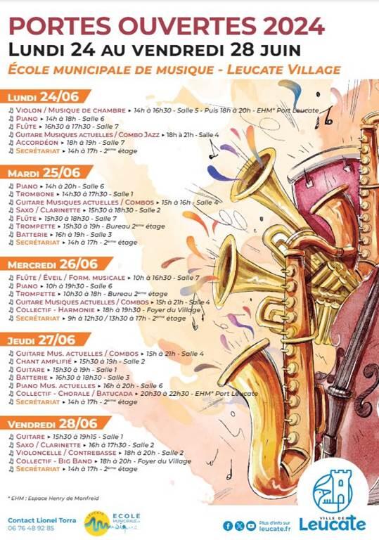 Portes ouvertes Ecole de Musique