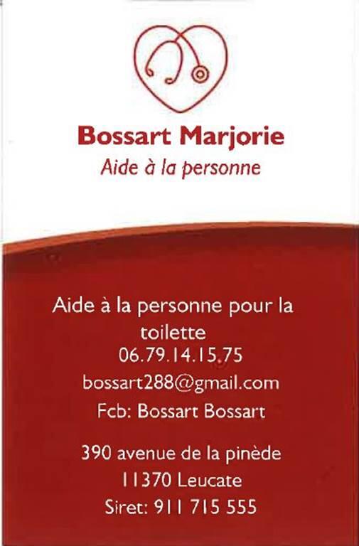Aide à la personne - Marjorie Bossart