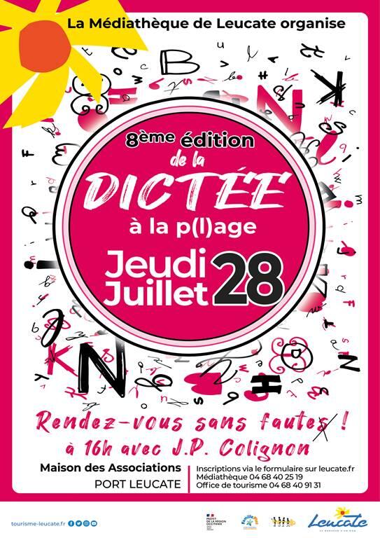 Dictée à la plage