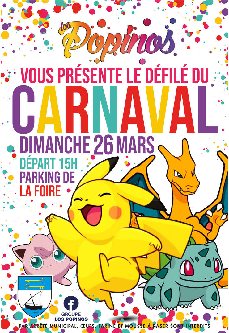AFFICHE ABRIBUS CARNAVAL LIGHT