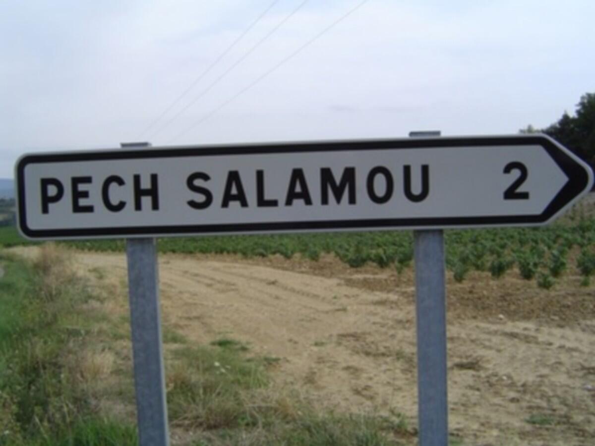 DOMAINE DE SOULEILLES - Panneau signalisation