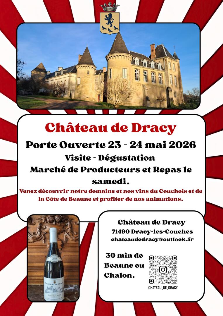 Porte ouverte au Château de Dracy