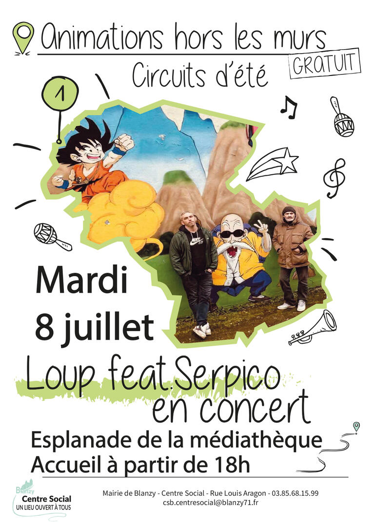 Concert Loup Feat. Serpico