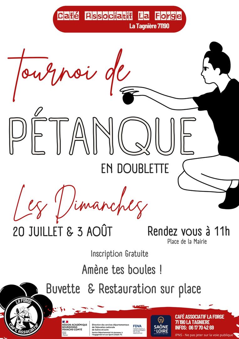 Tournoi de pétanque