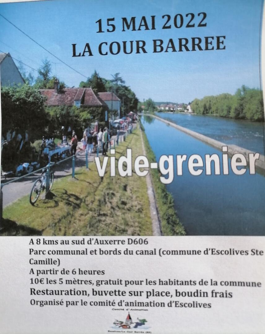 VIDE-GRENIER DE LA COUR BARRÉE
