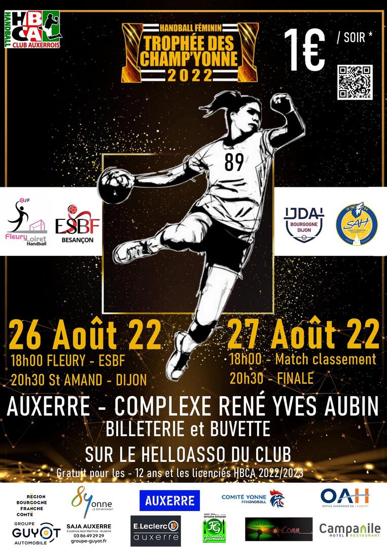 TROPHÉE DES CHAMP'YONNE 2022 - HANDBALL FÉMININ