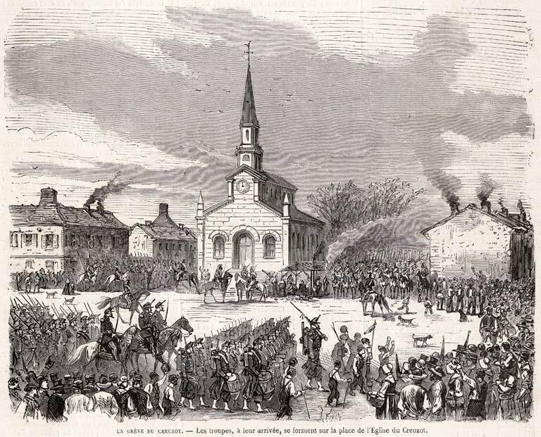 La Commune, Le Creusot 1871