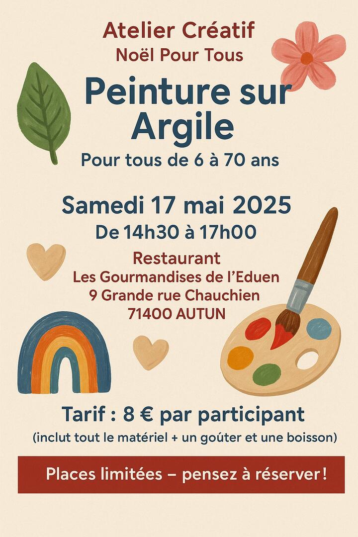 atelier peinture sur argile