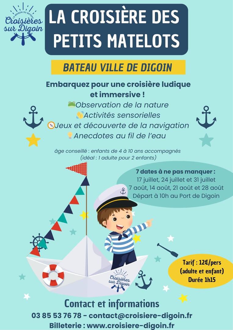 Affiche croisière des p'tits matelots
