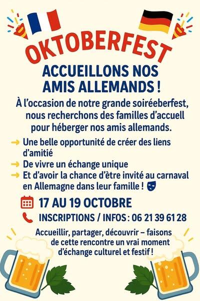 Accueillons nos amis allemands