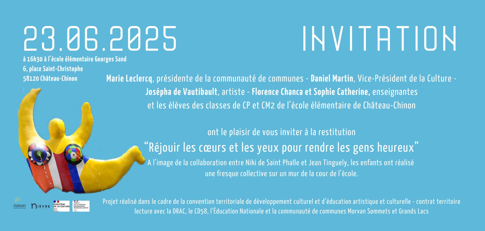 Carton Invitation - Château Josépha de Vautibault - carton invitation vernissage