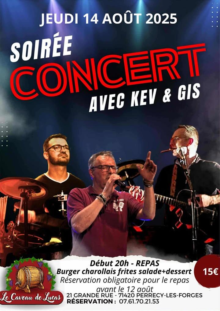 Concert repas au Caveau de Lucas